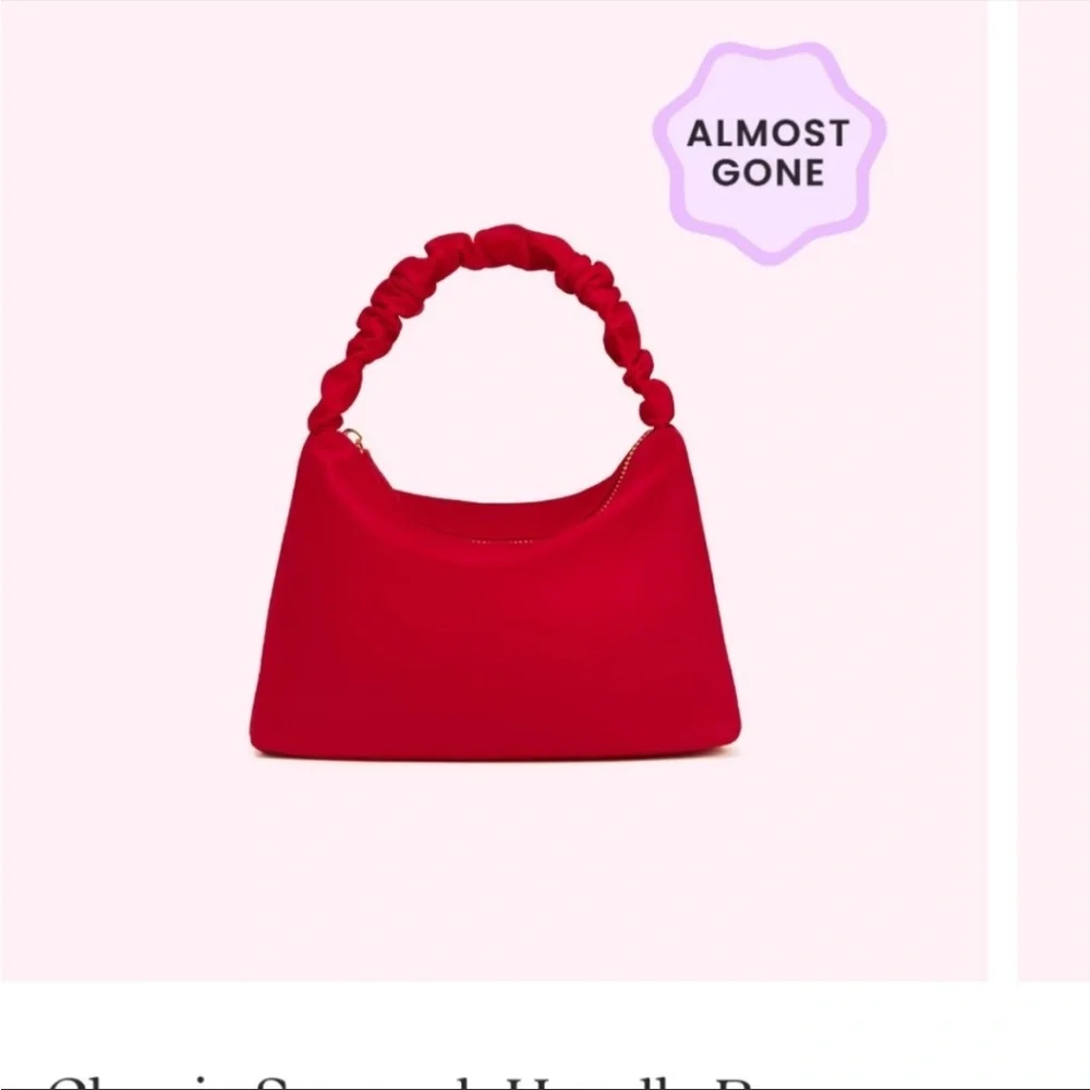 Stoney Clover Lane scrunch bag ruby - Picture 2 of 12
